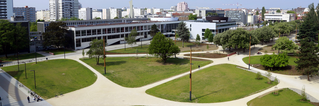 Le parc central après 2 ans de travaux